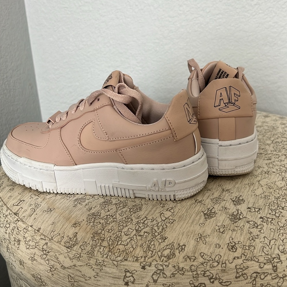 Nike Pink Sneakers Air Force 1 Platform